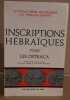 Inscriptions hébraiques (tome 1) Les Ostraca. Lemaire André