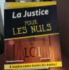 La justice pour les nuls. Pierrat Emmanuel