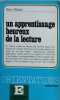 Un apprentissage heureux de la lecture. Wadier Henri