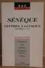 Sénèque - Lettres à Lucilius (lettres de 1 à 9). Noblot Henri & Novara Antoinette