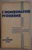 L'homoeopathie moderne - N°18 - 15 Novembre 1934. Collectif