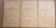 Mémorial de l'artillerie de la marine - texte - Tome XIV - 1° 2° et 3° livraisons. 