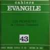 Cahiers evangile n° 43 / les prophéties de l'ancien testament. Collectif