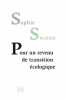 Pour un revenu de transition écologique. Swaton Sophie