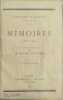 Memoires (1833-1854 ). Comtesse D'agoult