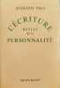 L'écriture reflet de la personnalité. Vels Augusto