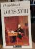 Louis XVIII. Mansel Philip