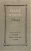 Poems/ texte en anglais et allemand. Werfel Franz