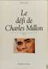 Le défi de charles Millon. Procope