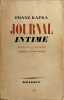 Journal intime. Kafka Franz