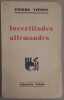Incertitudes allemandes / E.O. / Dédicace. Viénot Pierre