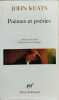 Poèmes et poésies. John Keats