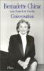Conversation. Chirac Bernadette  Carolis Patrick De