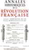Annales historiques de la revolution française n° 231. Collectif
