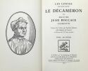 Le décaméron du maitre jean boccace florentin (édition de 1971 en 2 tomes avec illustrations). Boccace Jean