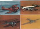 Maquettes du musée de l'air france / lot de 4 cartes postales (voir photo). Duruisseau
