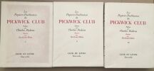 Les papiers posthmes du pickwick club illustrés par Berthod mahn 'édition de 1946 en 3 tomes). Dickens Charles