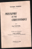 Philosophie d'une correspondance ( avce paul voivenel). Marty Georges