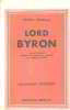 Lord Byron. Version franaise presentee par Ph. de Zara. Renzulli Michel