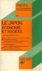 Le japon. économie et société. Brochier Hubert