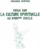 1789 essai sur la culture spirituelle au XVIII° siecle. Berron Joachim