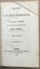 Traite de l'action publique et de l'action civile en matiere criminelle (edition de 1837 en 2 tomes). Mangin