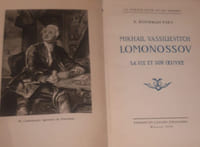 LOMONOSSOV, Mikhail Vassilievitch