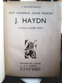 J. Haydn, Petit Chanteur, Grand musicien 