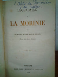 Légendaire de la Morinie ou la Vie des Saints de l'Ancien Diocèse de Thérouanne