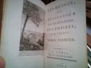Les Ruines, Ou Meditation Sur Les Revolutions des Empires. Volney, Constantin-François Chasseboeuf de La Giraudais, Comte dit.
