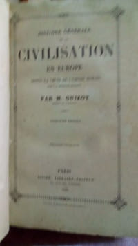 Histoire de la Civilisation en Europe depuis la chute de l'empire romain jusqu'à la Révolution française, 