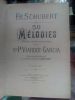 50 Mélodies de Fr. Schubert. Schubert, Frantz.