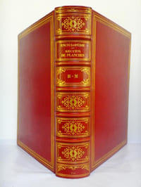 Recueil de planches de lEncyclopédie  par ordre des matières. [Arts et métiers.]  Panckoucke Tome 3 ( complet pour H-M).