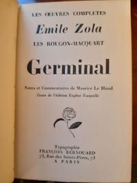 uvres complètes 32 / 51 volumes, notes et commentaires de Maurice Le Blond, François Bernouard, Paris, 1927-1929