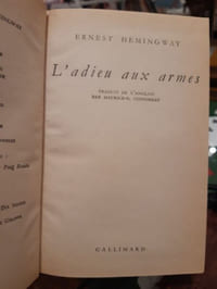 L'Adieu aux armes
