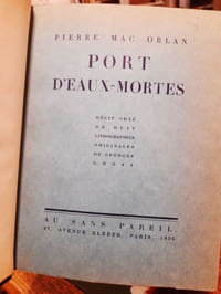 Port d'Eaux Mortes