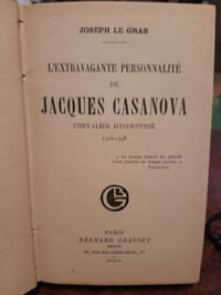 L'extravagante personnalité de Jacques Casanova