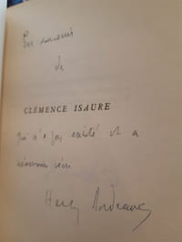 Deux Hommages de Henry Becque et de Ronsard par Robert de Flers; Collection les Amis d'Edouard N°65 Clémence Isaure ou la Poésie par Henry Bordeaux; Collection les Amis d'Edouard N°66 Visite aux Canadiens Français par François Porché Collection les Amis d'Edouard N°68 Chez nos Frères du Canada par François Porché Collection les Amis d'Edouard N°87