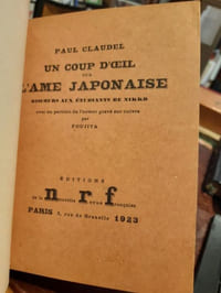 La Parabole des Talents / Pourtalès;Un coup d'oeil sur l'âme Japonaise / ClaudelMary de Cork / KesselComment débuta Marcel Proust / de RobertUne conqête méthodique / ValéryUn voyageur sur la terre / GreenLes jeux du demi-jour / Mac Orlan