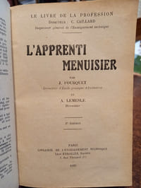 L'Apprenti Menuisier 