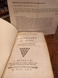 Observations sur l'Histoire de Lille