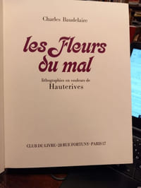 Les Fleurs du Mal