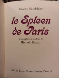 Le Spleen de Paris