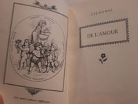 De l'amour (Stendhal), Des Femmes et de l'Amour (Demazière), le pouvoir de l'Amour (Villiers de l'Isle Adam), l'Art d'Amier (Ovide) 