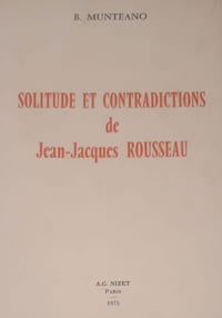 Solitude et contradictions de Jean Jacques Rousseau