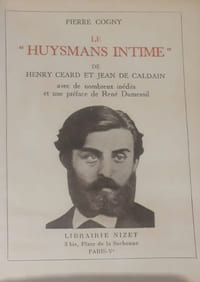 le "Huysmans intime"
