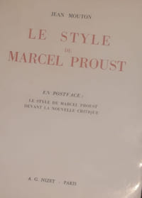 Le style de Marcel Proust