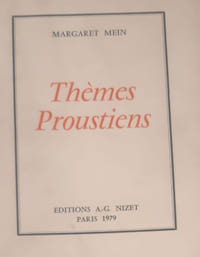 Thèmes proustiens