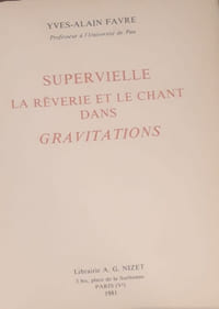 Supervielle, la réverie et le chant dans Gravitations