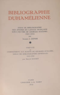Bibliographie duhamelienne